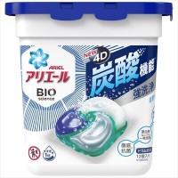 P&G Ariel Bio Detergent 4D Gel Ball  (Blue) - Anti-bacterial and Deodorizing 12pcs